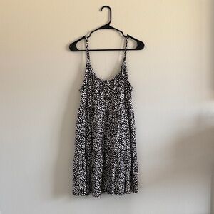 Old Navy Monochrome Print Dress